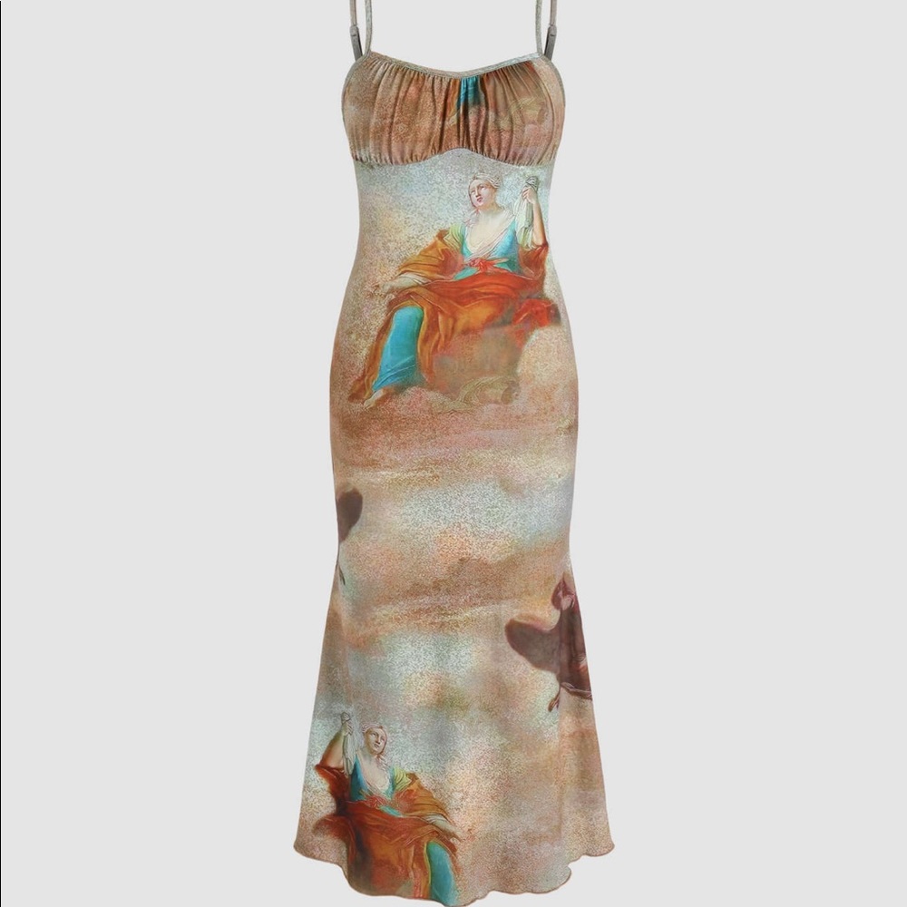 NWOT Daring Divinity Long Dress